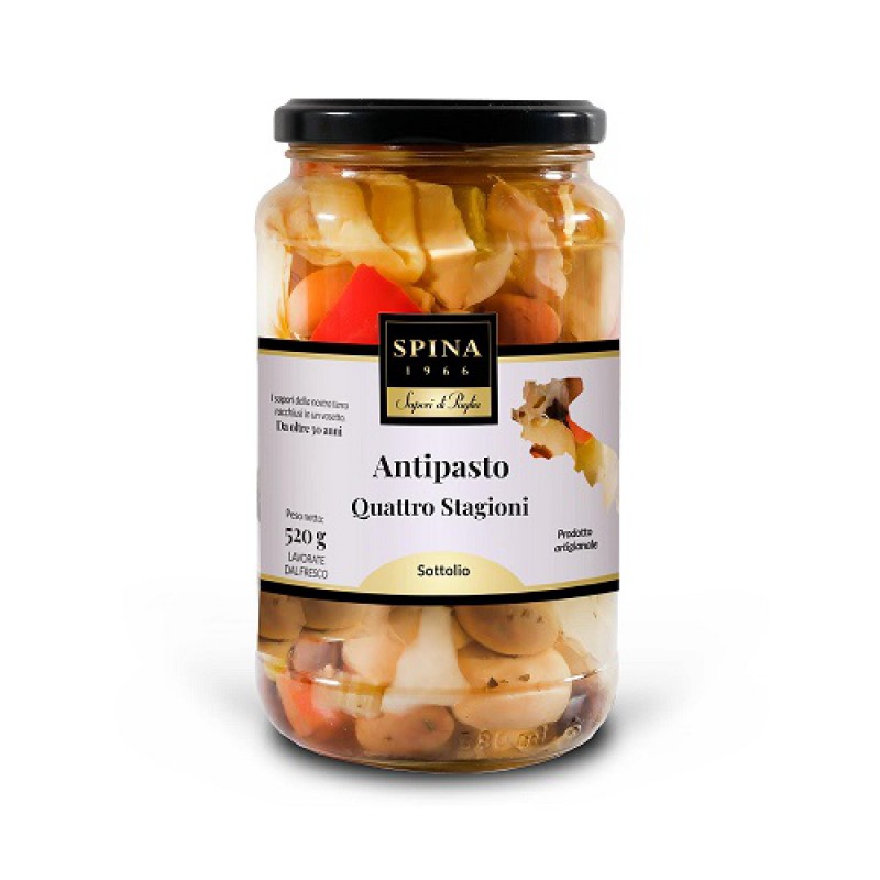 Antipasto quattro stagioni 520 gr