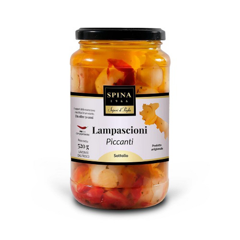 Lampascioni piccanti 520 gr