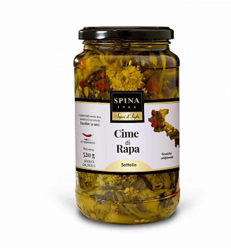 Cime di rapa piccanti 520 gr