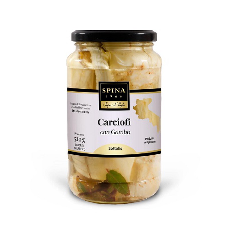 Carciofi con gambo 520 gr