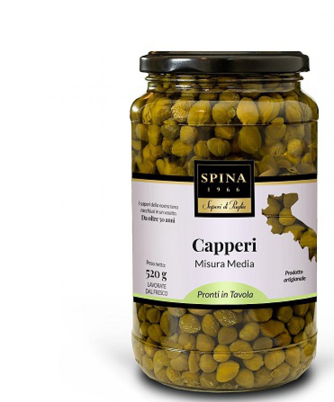 Capperi pronti in tavola misura media 520g