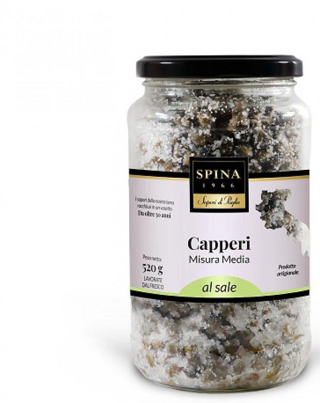 Capperi al sale misura media 450g