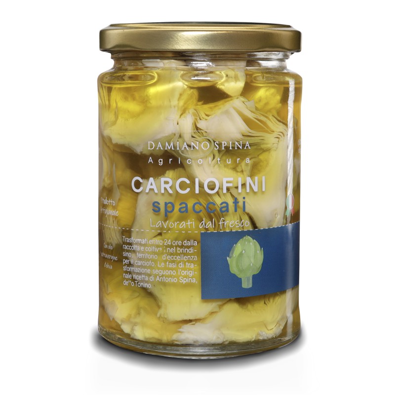 Carciofini Spaccati Gusto Delicato con olio evo 330 g