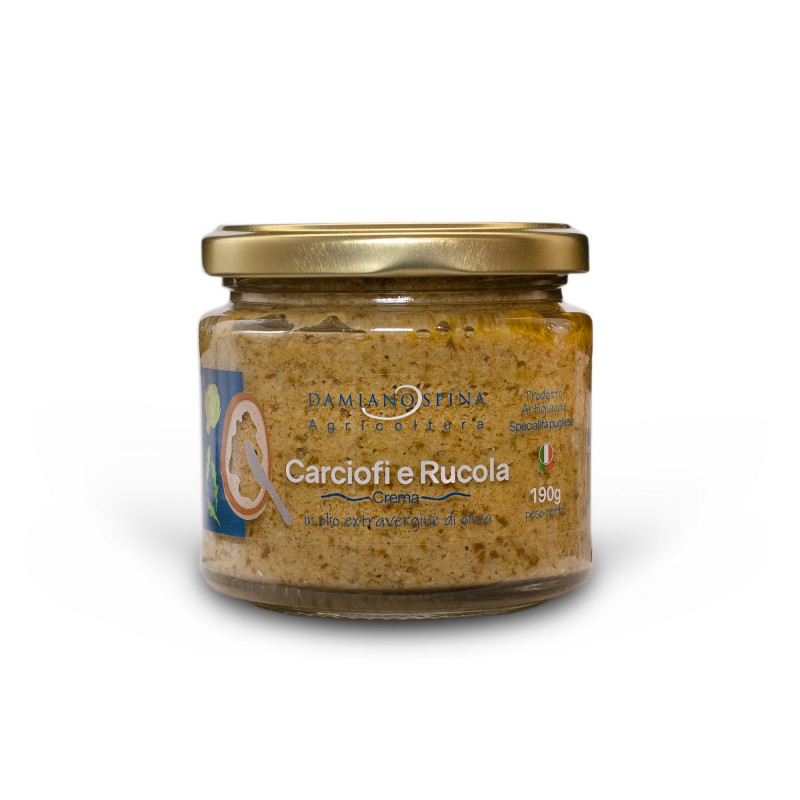 Crema Carciofi e Rucola in olio evo 190 g