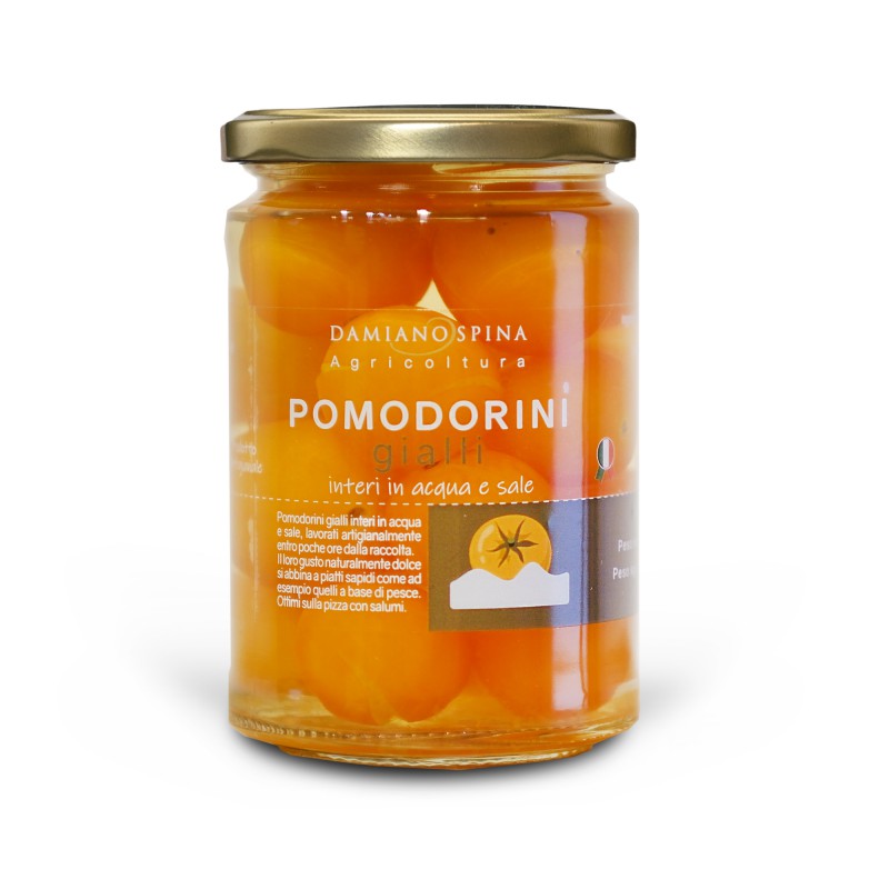 Pomodorino giallo in acqua e sale p/netto 330 g