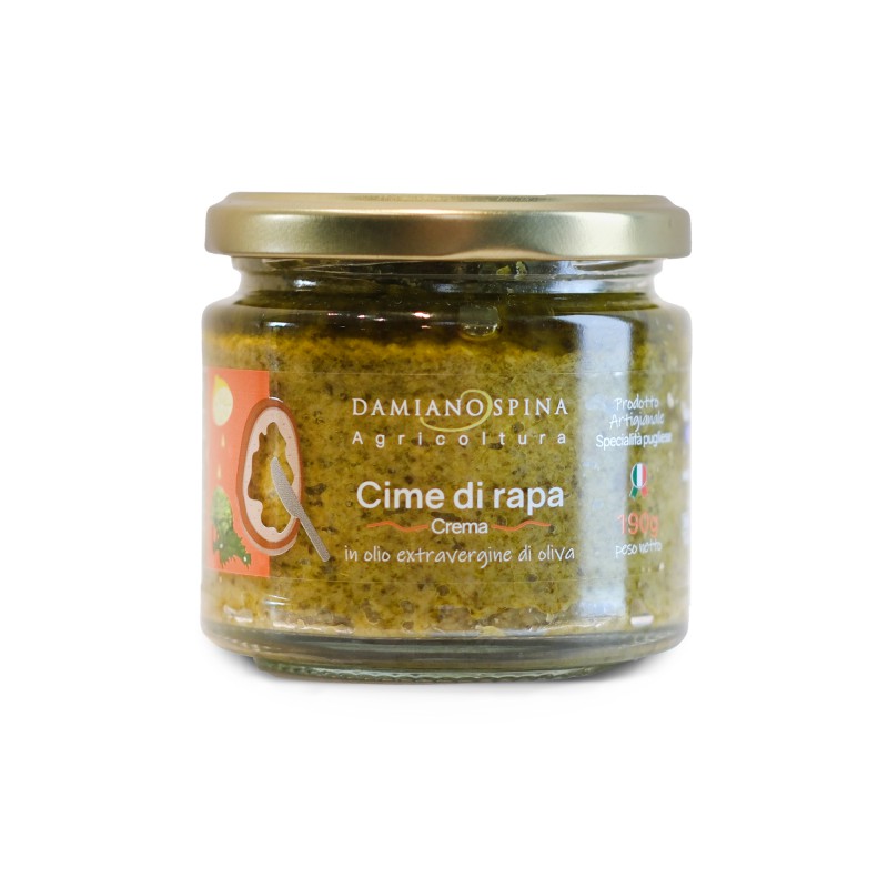 Crema Cime di rapa in olio evo 190 g