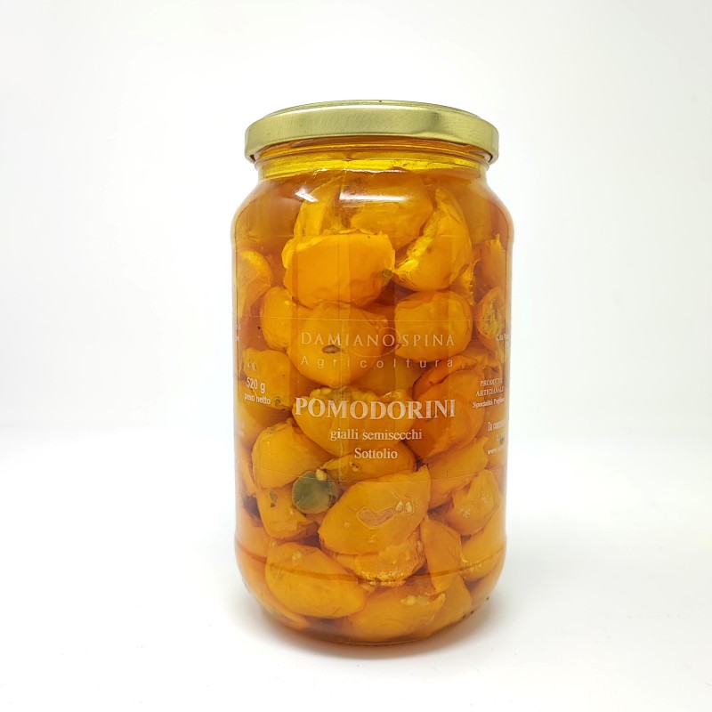 Pomodorini gialli semisecchi sottolio 520 g