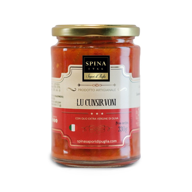 Lu Cunsirvoni Dolce con olio evo 330 g