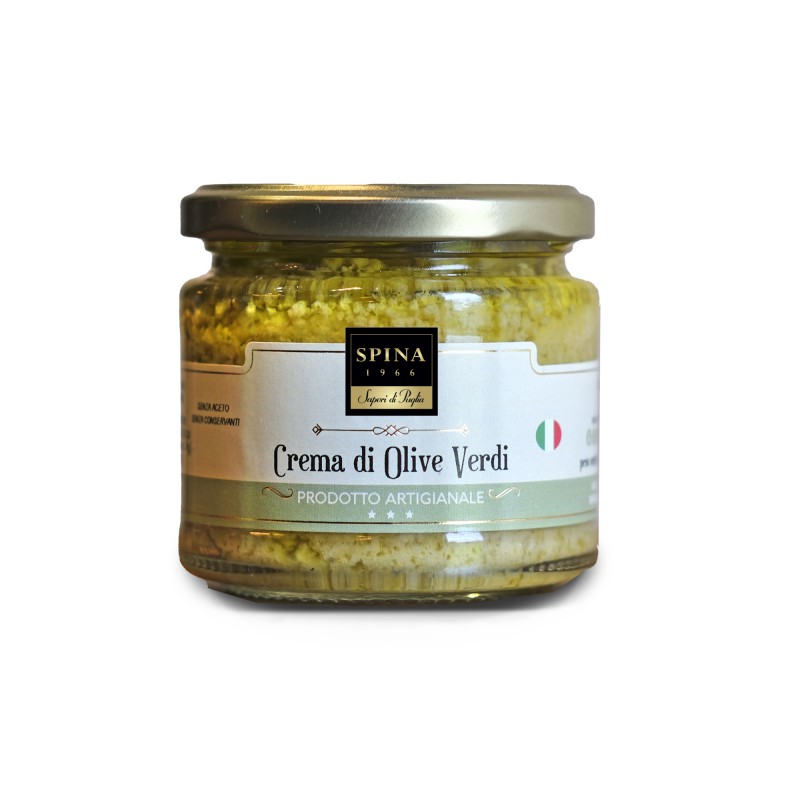 Crema di Olive Verdi con Olio Evo 190g